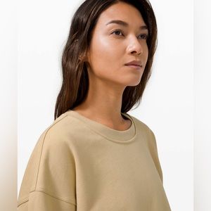 Lululemon Perfectly Oversized Sweatshirt - Tan/Cream